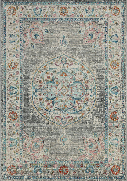 Teppich Morgenland Grau rechteckig - 150cm x 80cm