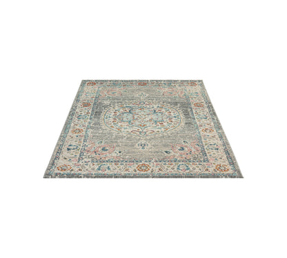 Teppich Palastharmonie Grau rechteckig - 230cm x 160cm