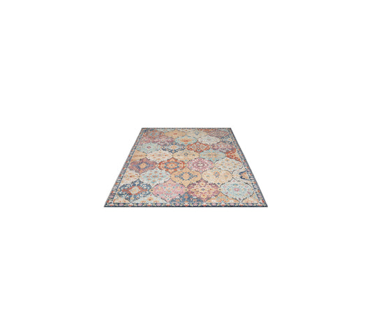 Teppich Farbmosaik Multi rechteckig - 150cm x 80cm