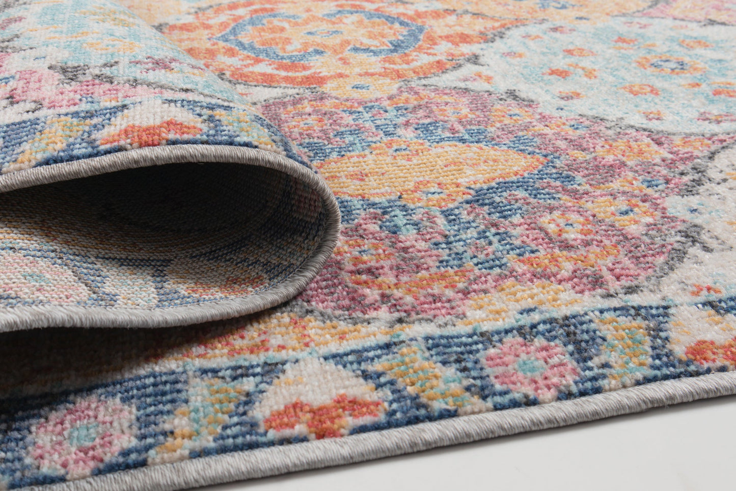 Teppich Farbenmeer Multi rechteckig - 200cm x 140cm