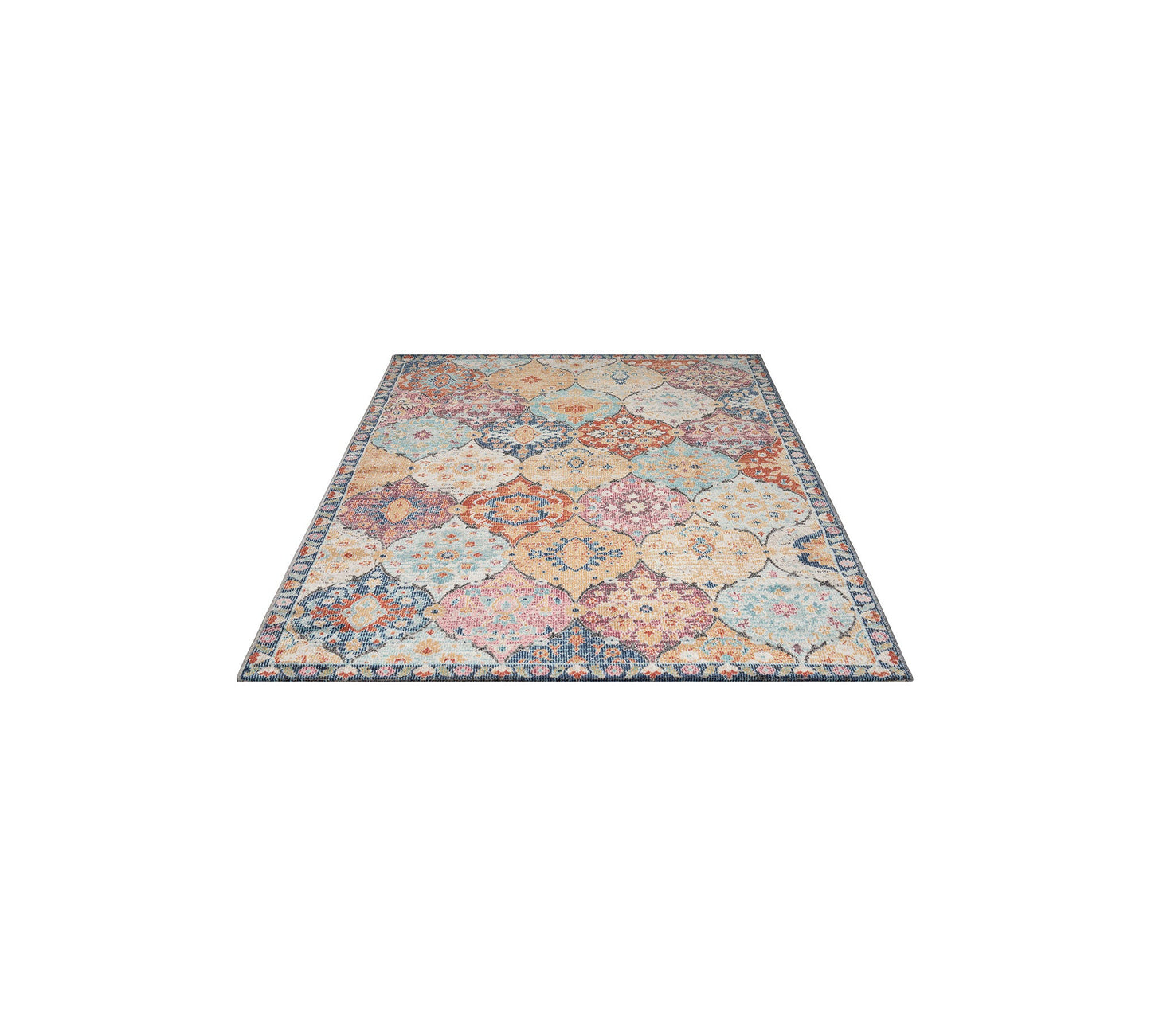 Teppich Farbenmeer Multi rechteckig - 200cm x 140cm