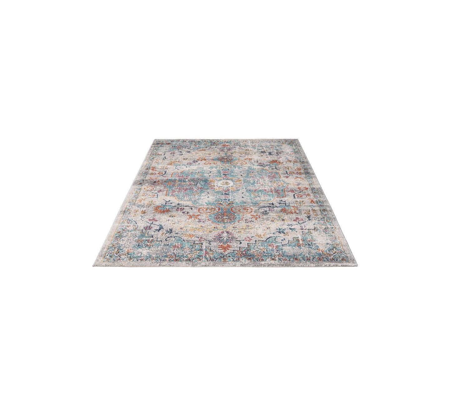 Teppich Antikmosaik Multi rechteckig - 200cm x 140cm