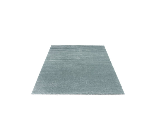Teppich Wolkenflor Blau rechteckig - 170cm x 120cm