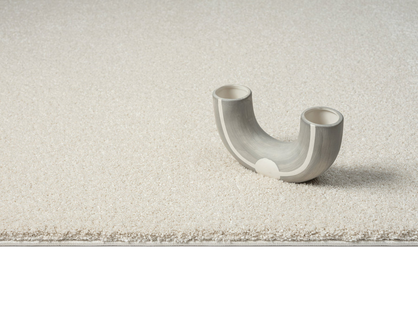 Teppich Wolkenweich Creme rechteckig - 200cm x 140cm