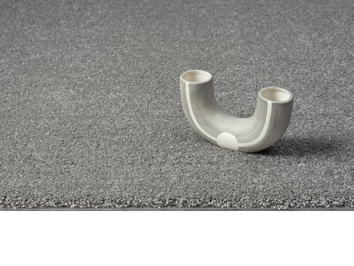Teppich Kuscheltraum Grau rechteckig - 150cm x 80cm