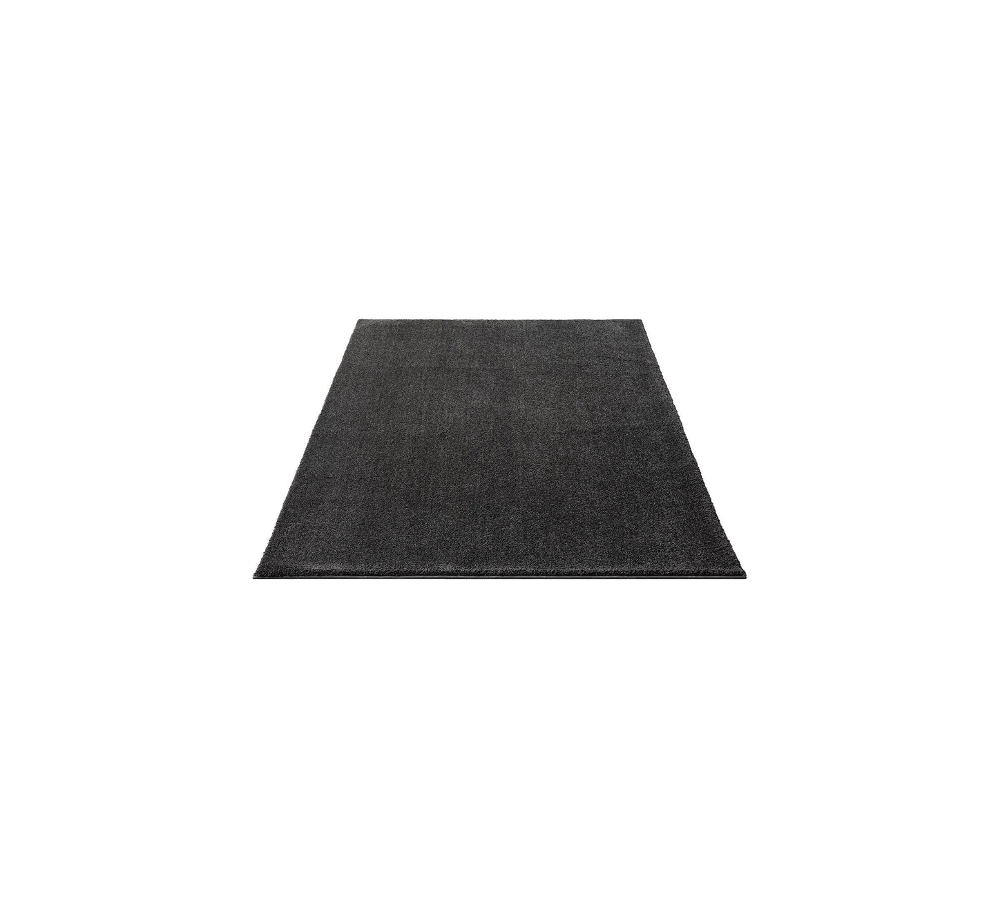 Teppich Daunennest Anthrazit Läufer - 250cm x 80cm