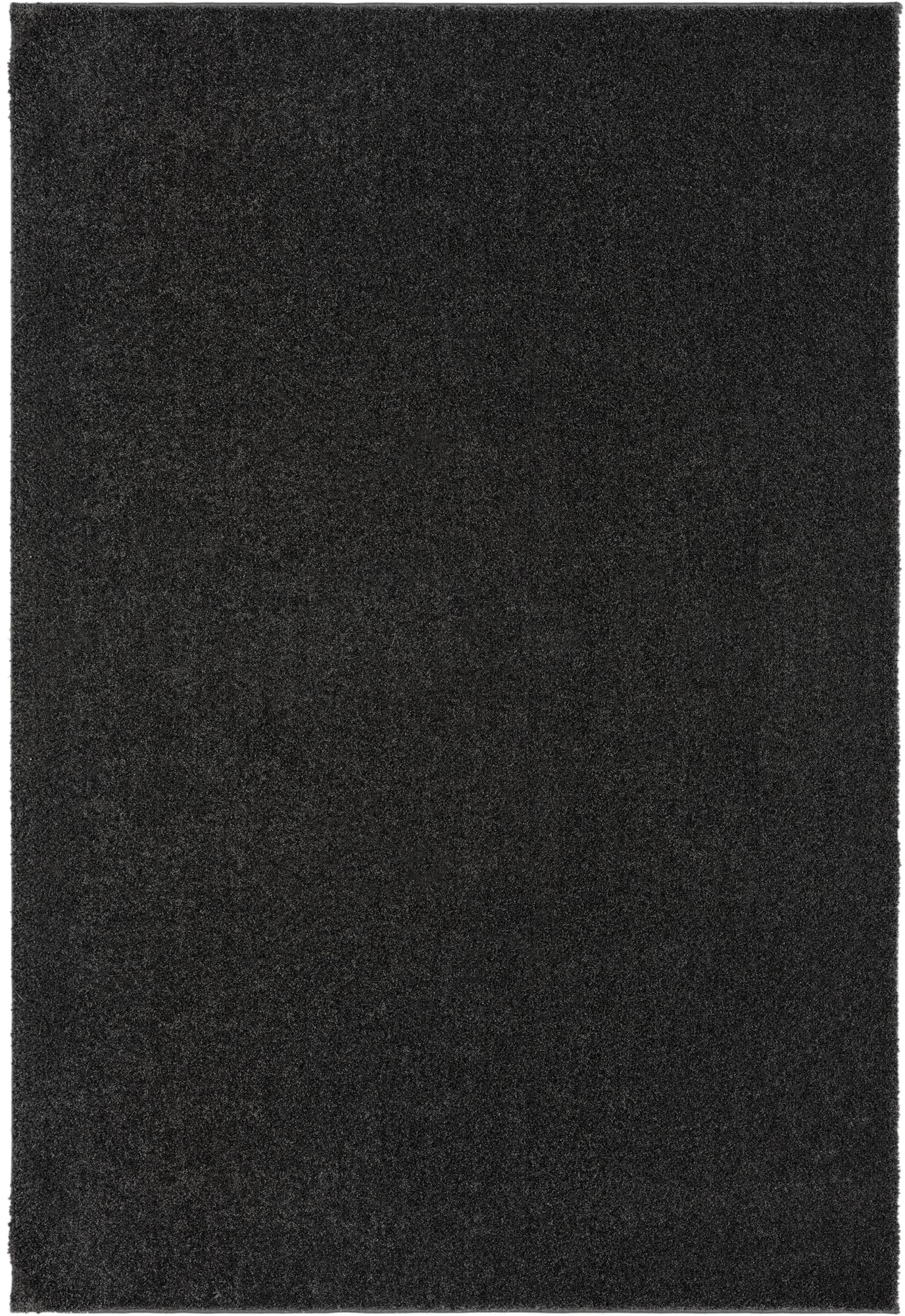 Teppich Daunenweich Anthrazit rechteckig - 170cm x 120cm