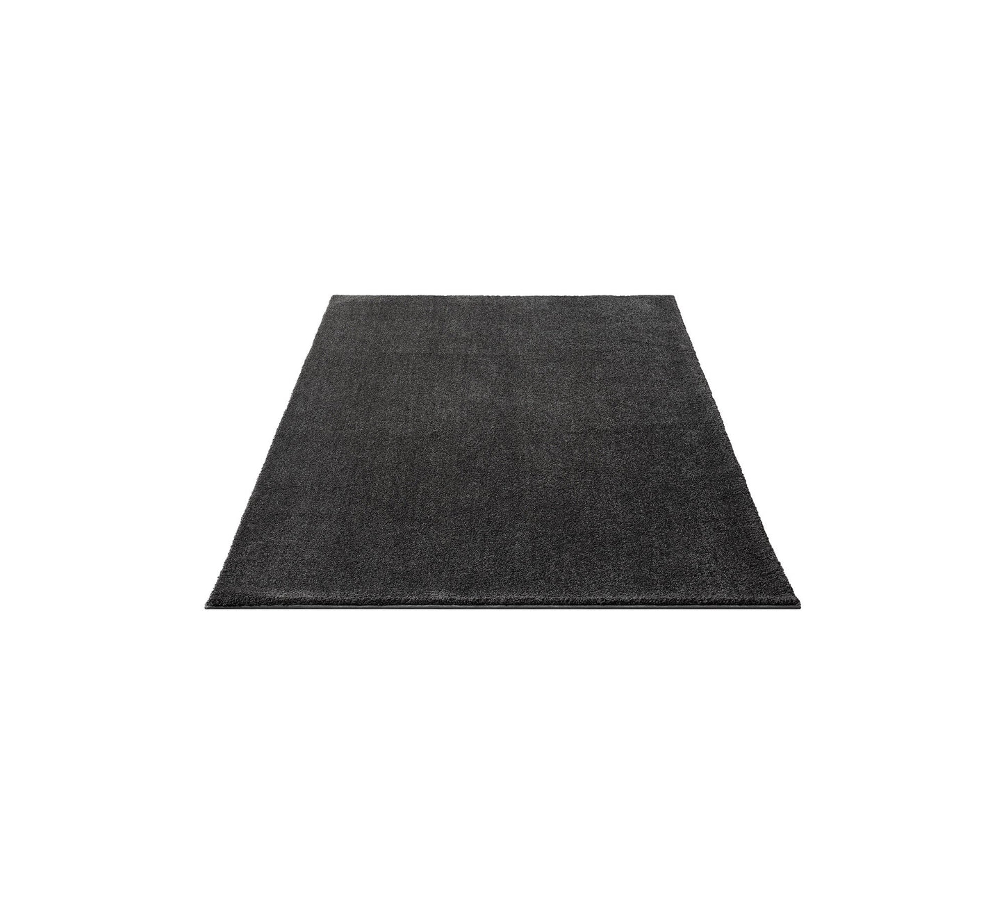 Teppich Daunenweich Anthrazit rechteckig - 170cm x 120cm