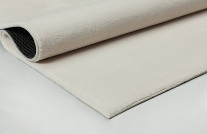 Teppich Feinsamtglanz Creme rechteckig - 140cm x 70cm