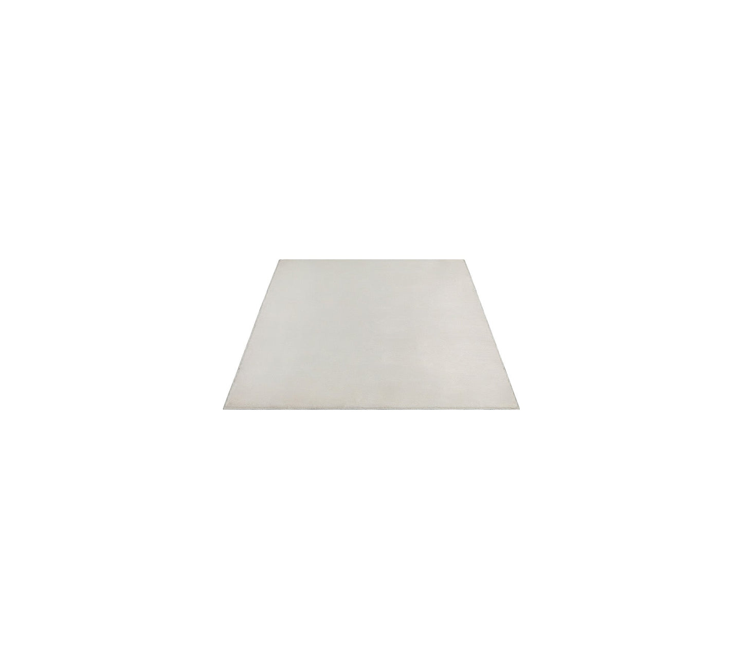 Teppich Feinsamtglanz Creme rechteckig - 140cm x 70cm