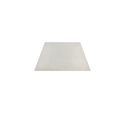 Teppich Feinsamtschimmer Creme rechteckig - 160cm x 117cm