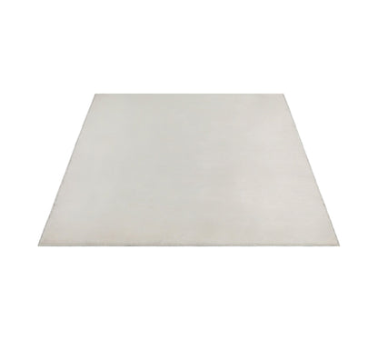 Teppich Feinsamtflair Creme rechteckig - 280cm x 200cm