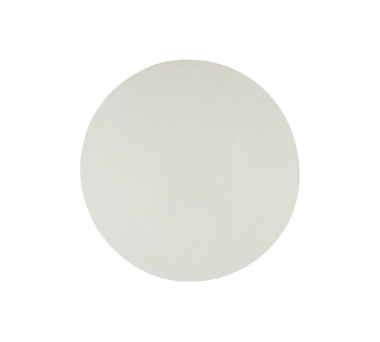 Teppich Zartflortraum Creme rund - 117cm x 117cm