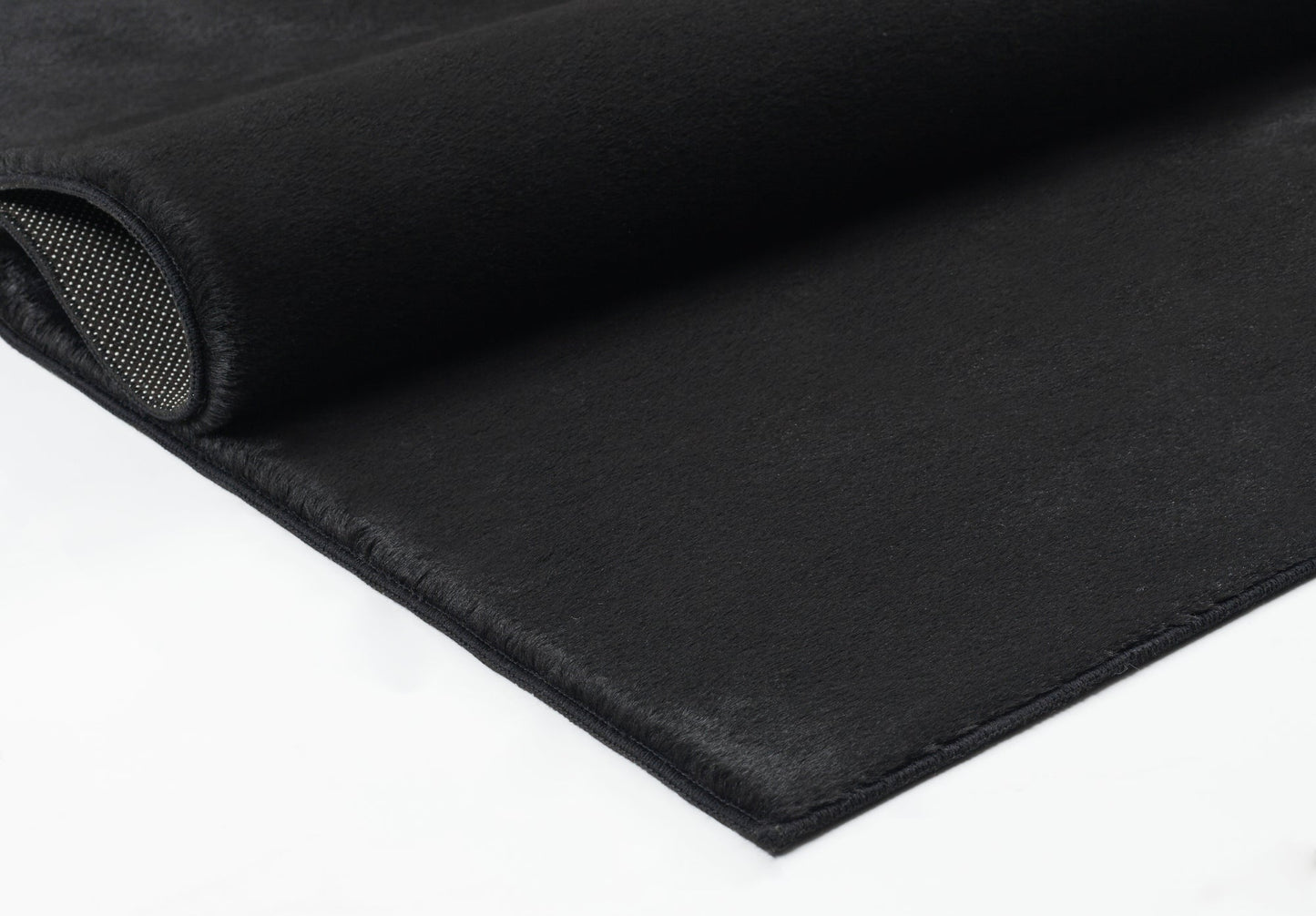 Teppich Wohnbalance Schwarz rechteckig - 140cm x 70cm
