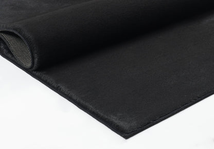 Teppich Stillschimmer Schwarz rechteckig - 340cm x 240cm