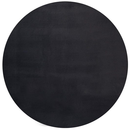 Teppich Stillgefühl Schwarz rund - 200cm x 200cm