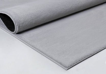Teppich Lichtspielglanz Grau rechteckig - 220cm x 160cm