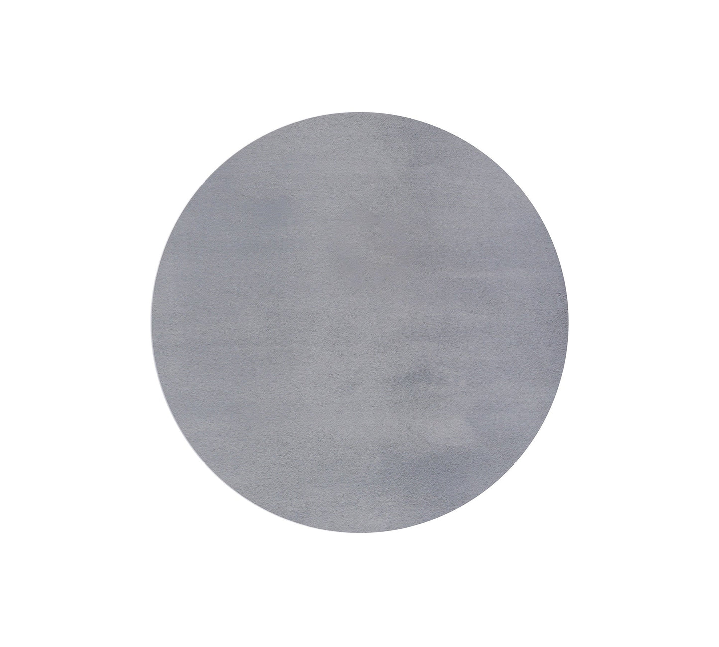 Teppich Lichtspielgefühl Grau rund - 117cm x 117cm