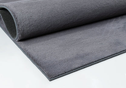 Teppich Edelflorschimmer Anthrazit rechteckig - 200cm x 140cm