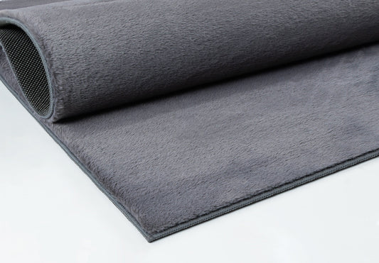 Teppich Edelflorschimmer Anthrazit rechteckig - 200cm x 140cm