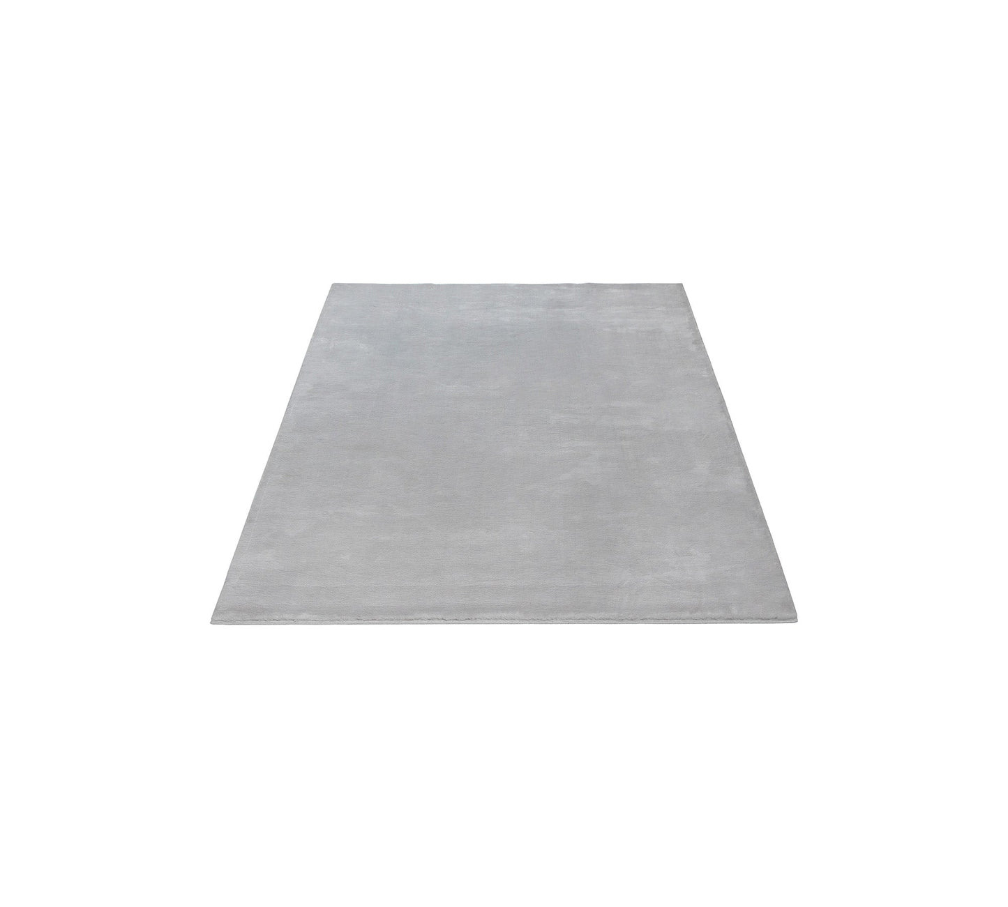 Teppich Schmiegeflor Grau rechteckig - 170cm x 120cm