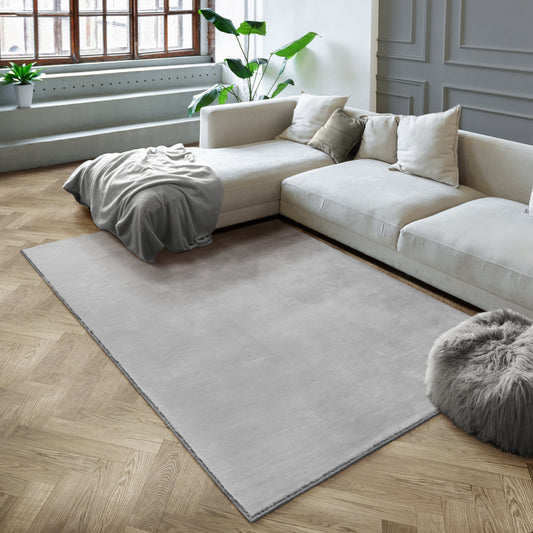 Teppich Schmiegeoase Grau rechteckig - 290cm x 200cm