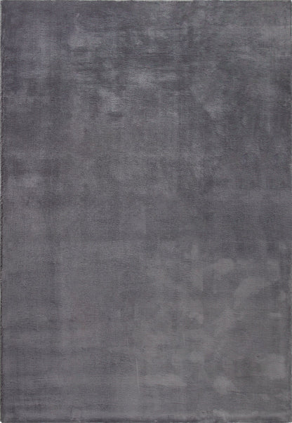 Teppich Kuschelweich Anthrazit rechteckig - 150cm x 80cm