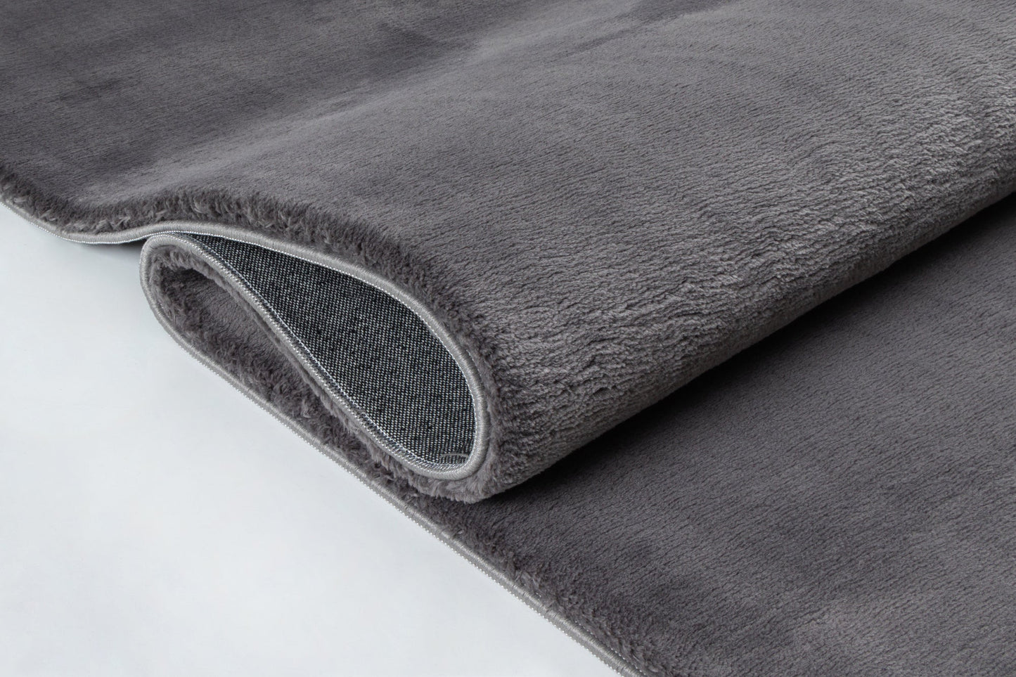 Teppich Kuschelweichgefühl Anthrazit rechteckig - 200cm x 140cm