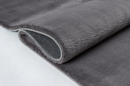 Teppich Kuschelweichgefühl Anthrazit rechteckig - 200cm x 140cm