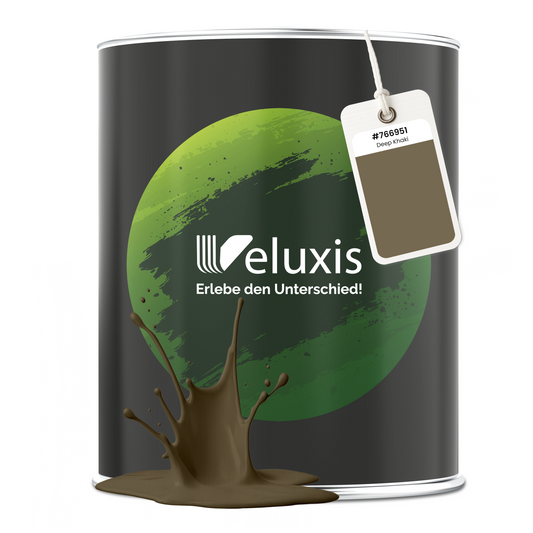 Wandfarbe Deep Khaki – Premium Grün von Veluxis®