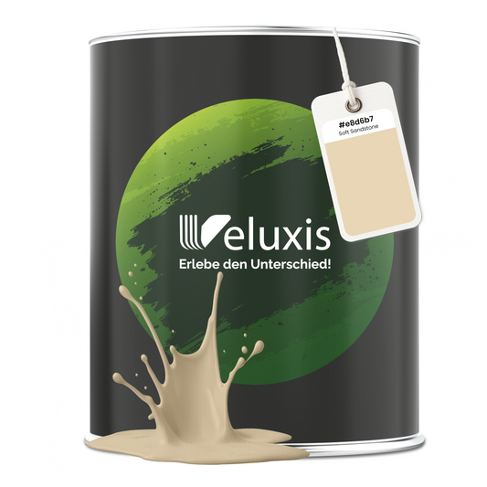 Wandfarbe Desert Beige – Premium Beige von Veluxis®
