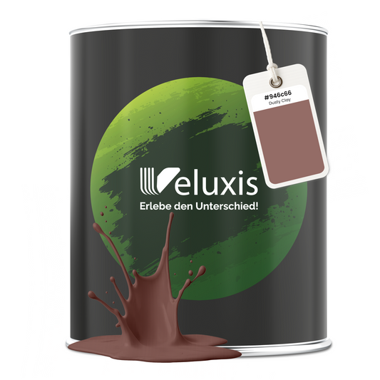 Wandfarbe Dusty Clay – Premium Rot von Veluxis®