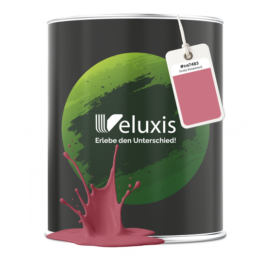 Wandfarbe Dusty Rosewood – Premium Rosa von Veluxis®