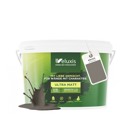 Wandfarbe Earl Grey Tea – Universal Grau von Veluxis®