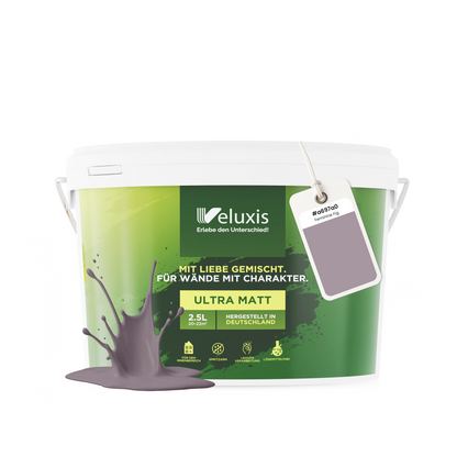 Wandfarbe Feminine Fig – Universal Violett von Veluxis®