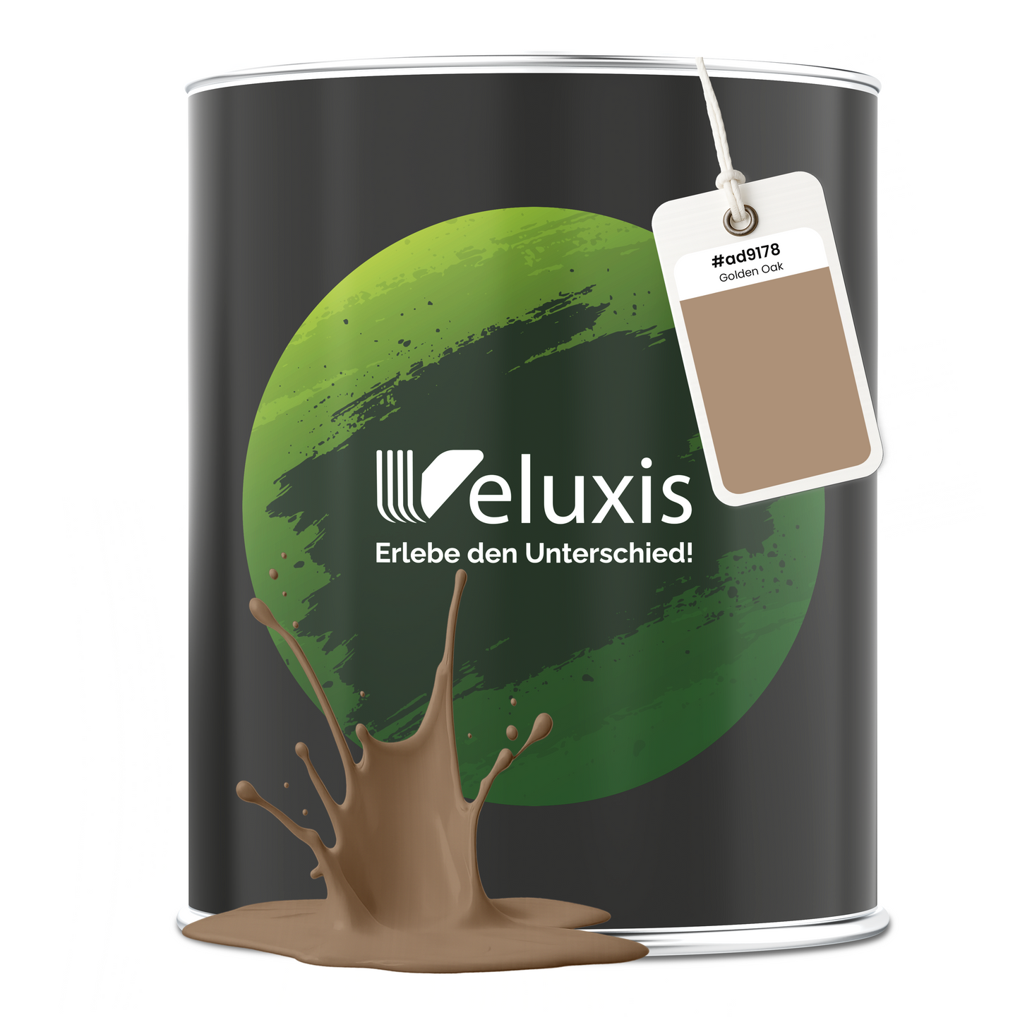 Premium Innenfarbe Eiche Golden Oak – Tropfarm & Streifenfrei