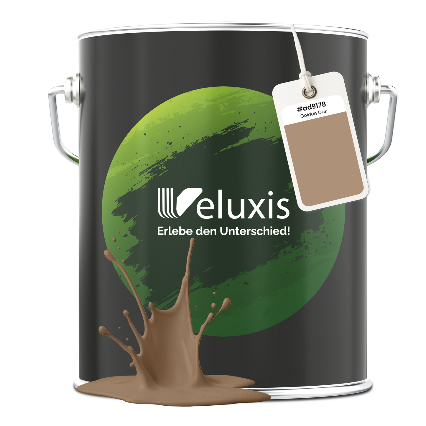 Veluxis® Wandfarbe Eichenbeige – Golden Oak 1L 2,5L 5L Matt