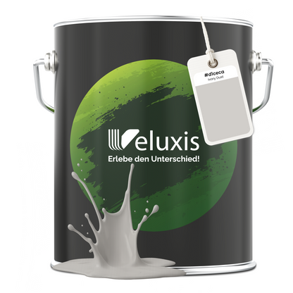 Veluxis® Wandfarbe Elfenbeingrau – Ivory Dust 1L 2,5L 5L Matt