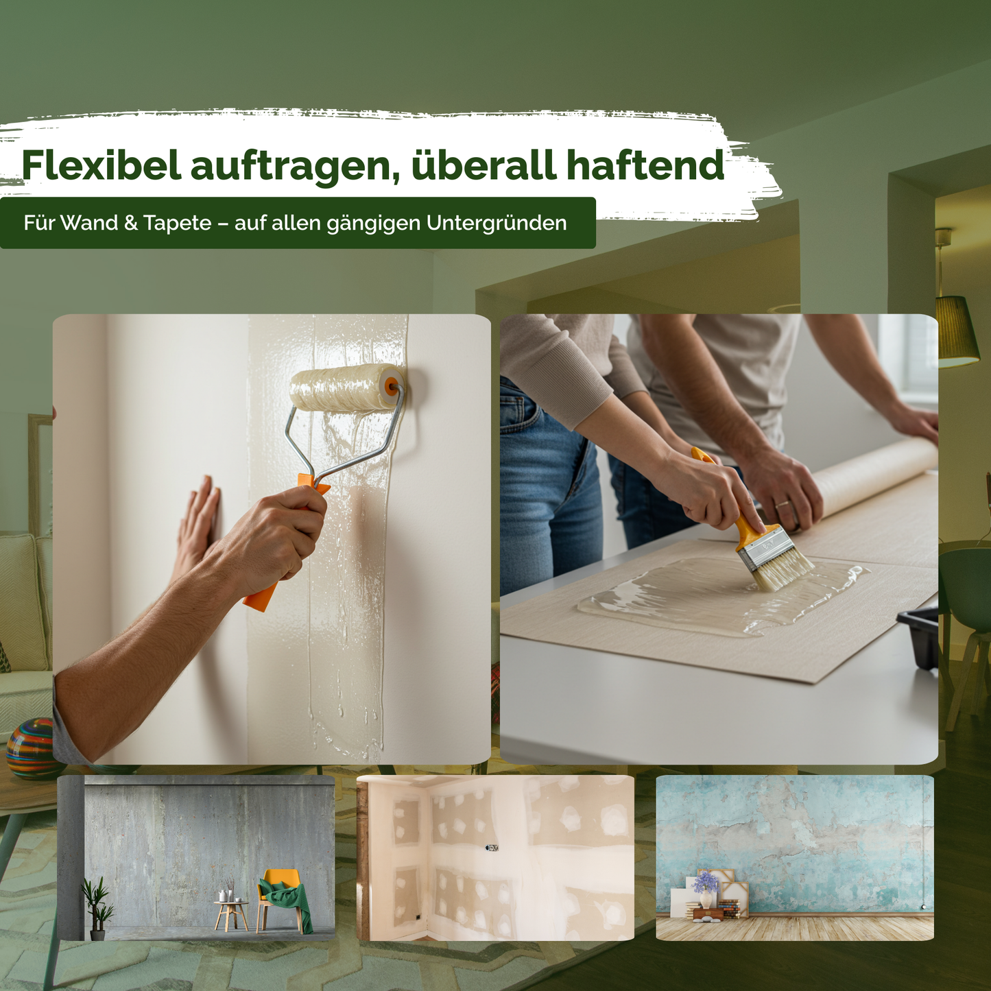 Vliestapetenkleister, Tapetenkleber - Kleister ( 1 Beutel = 30 m² )