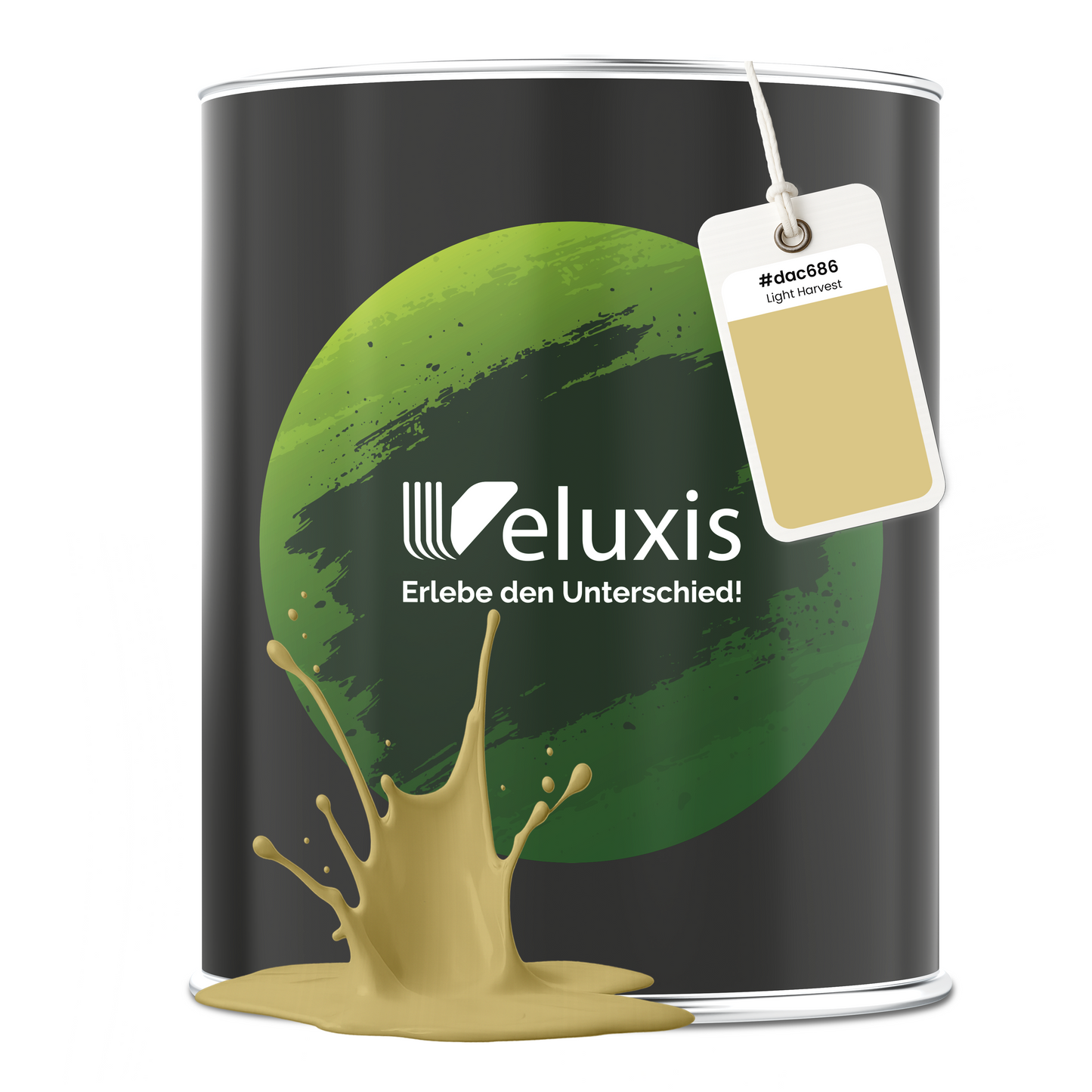 Premium Innenfarbe Gelb Light Harvest – Tropfarm & Streifenfrei
