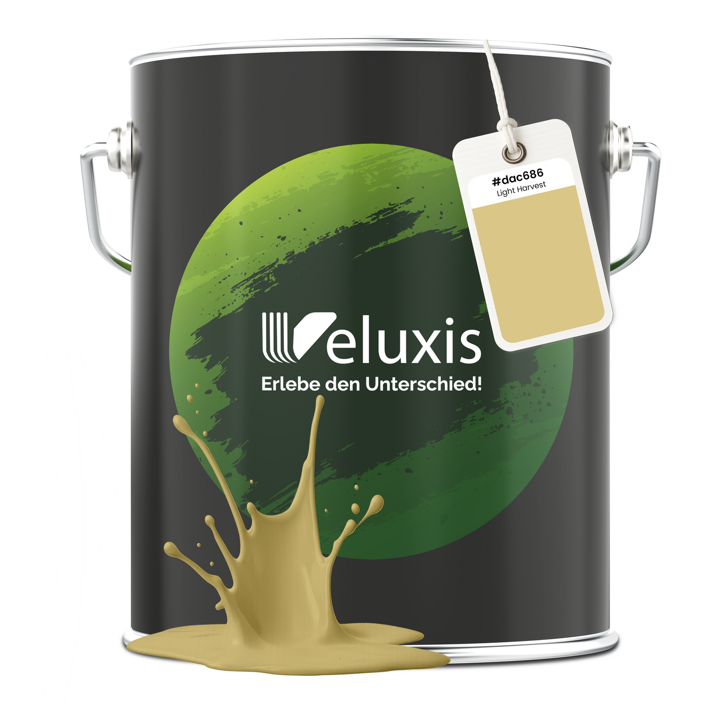 Veluxis® Wandfarbe Gelb – Light Harvest 1L 2,5L 5L Matt