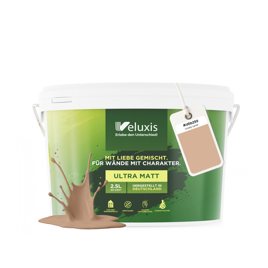 Wandfarbe Lovely Lentil – Universal Orange von Veluxis®