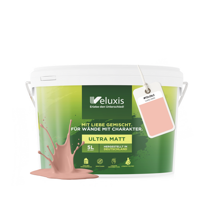 Wandfarbe Lucky Litchi – Made in Germany Veluxis®