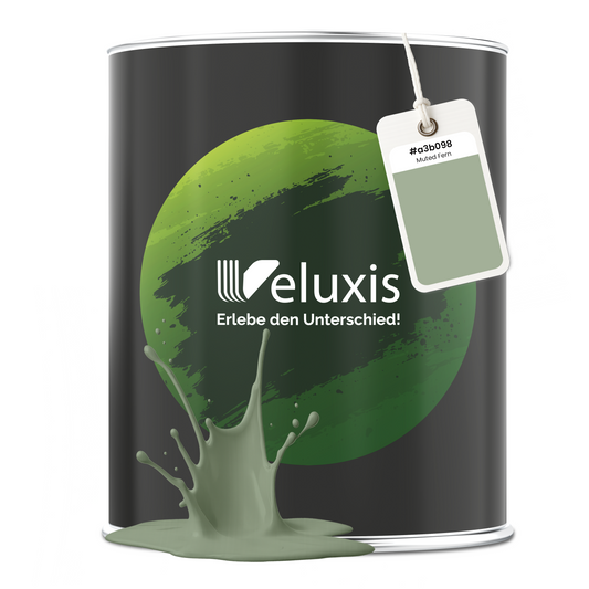 Wandfarbe Muted Fern – Premium Grün von Veluxis®