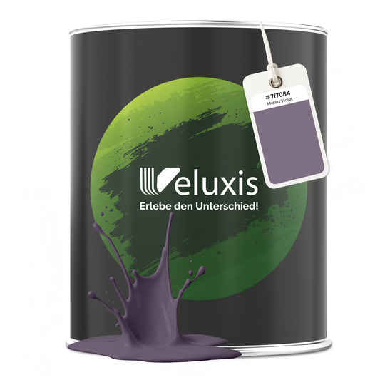 Wandfarbe Muted Violet – Premium Violett von Veluxis®