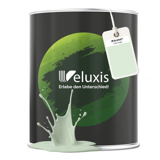 Wandfarbe Pale Sage – Premium Grün von Veluxis®