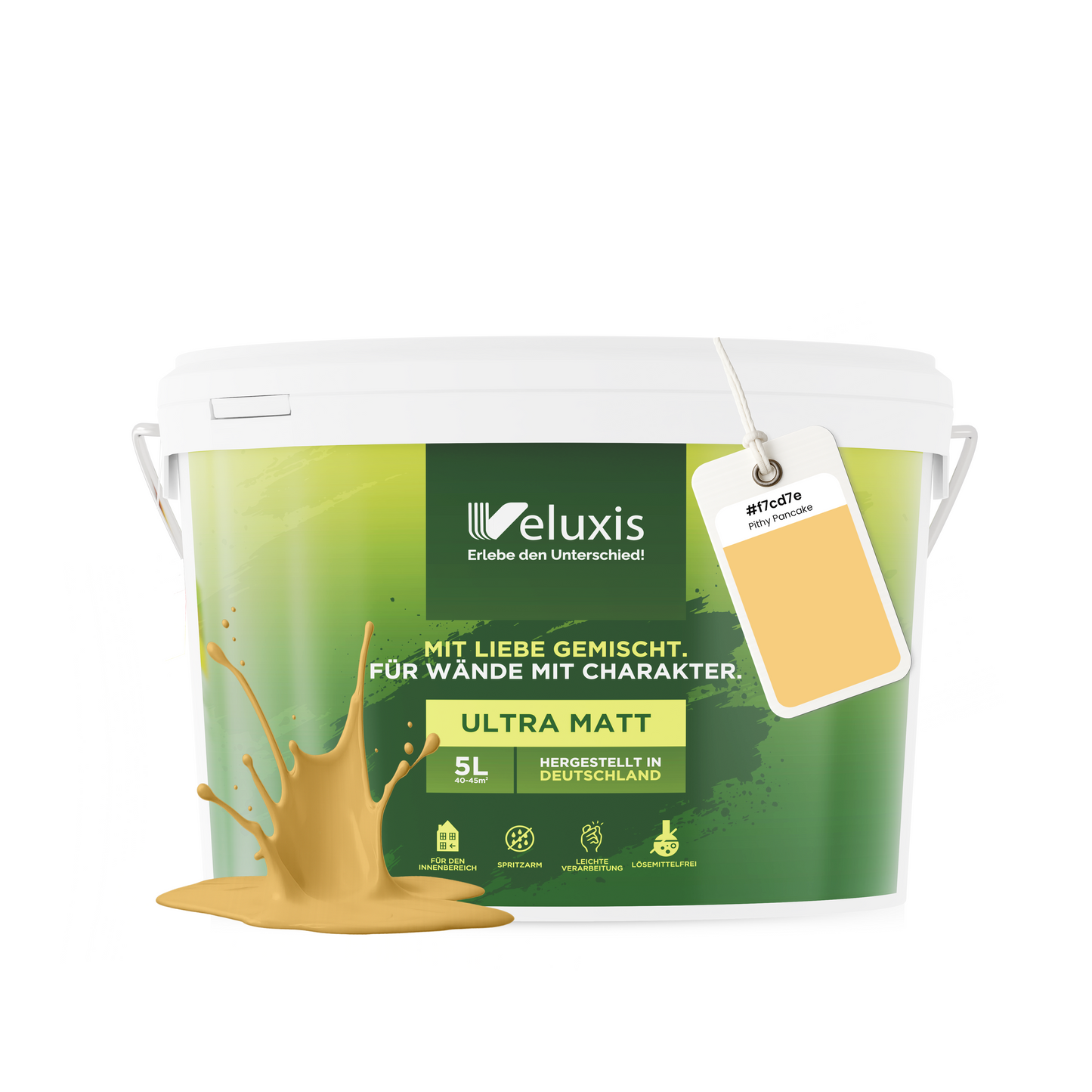 Universal Innenfarbe Gelb Playful Pineapple – Tropfarm & Streifenfrei