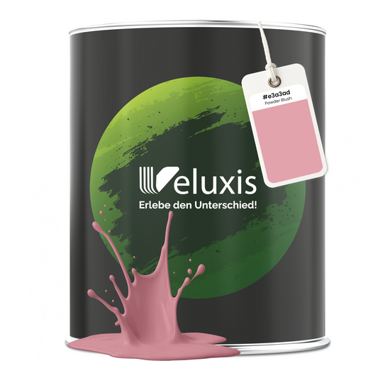 Wandfarbe Powder Blush – Premium Rosa von Veluxis®