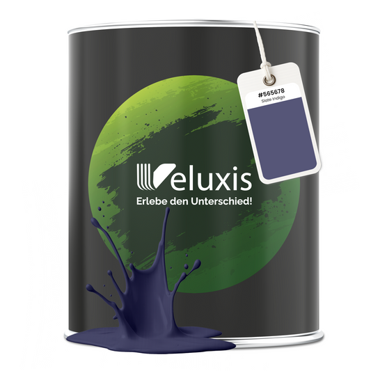 Wandfarbe Slate Indigo – Premium Violett von Veluxis®