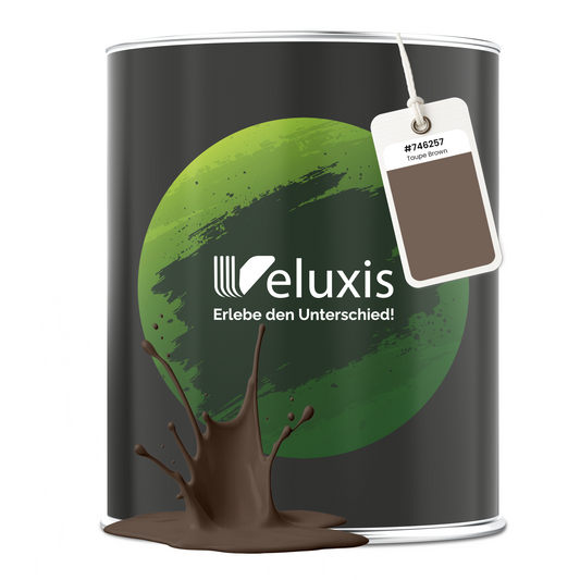 Wandfarbe Taupe Brown – Premium Braun von Veluxis®